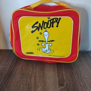 Snoopy Yellow and Red Lunch Bag by Thermos